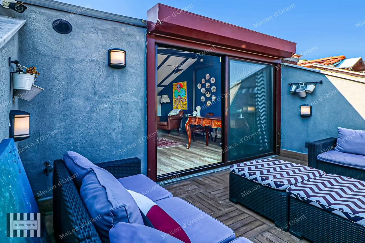 3+1 Detached House with Garden for Sale in Cihangir - 4